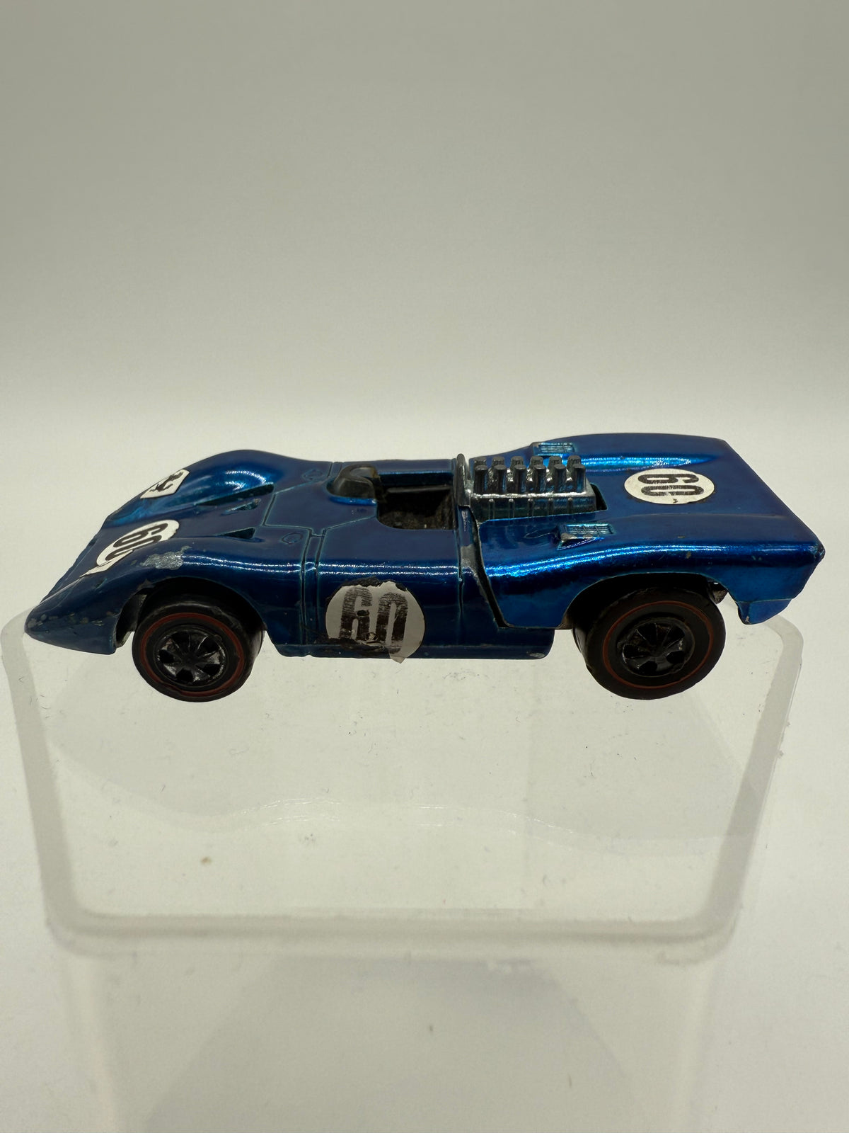 Hot Wheels Vintage Redline Ferrari 312P (Blue) 1969 Mattel, photo 1 of 10