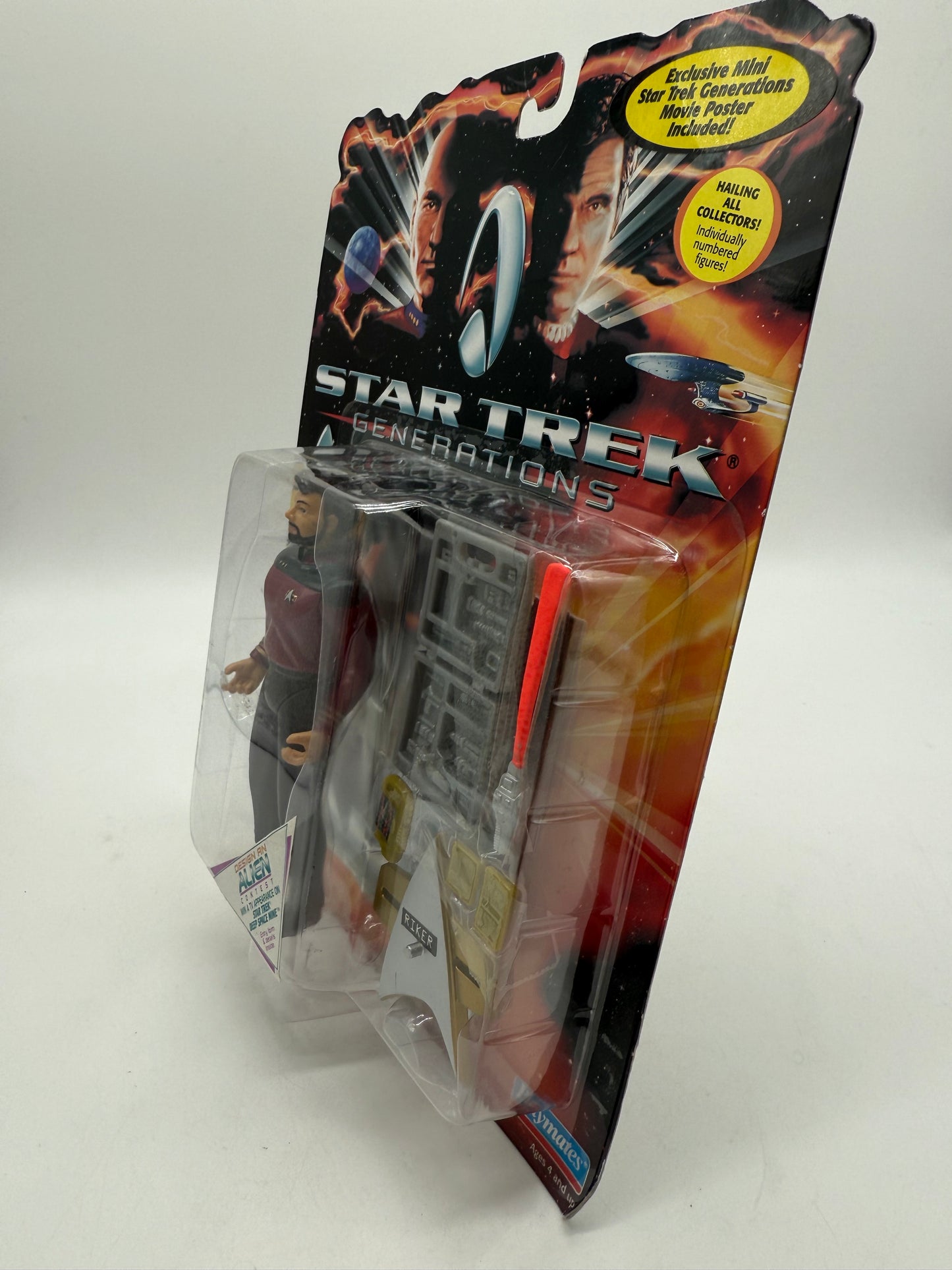 Star Trek Generations Lieutenant Commander William Riker 1994 Playmates