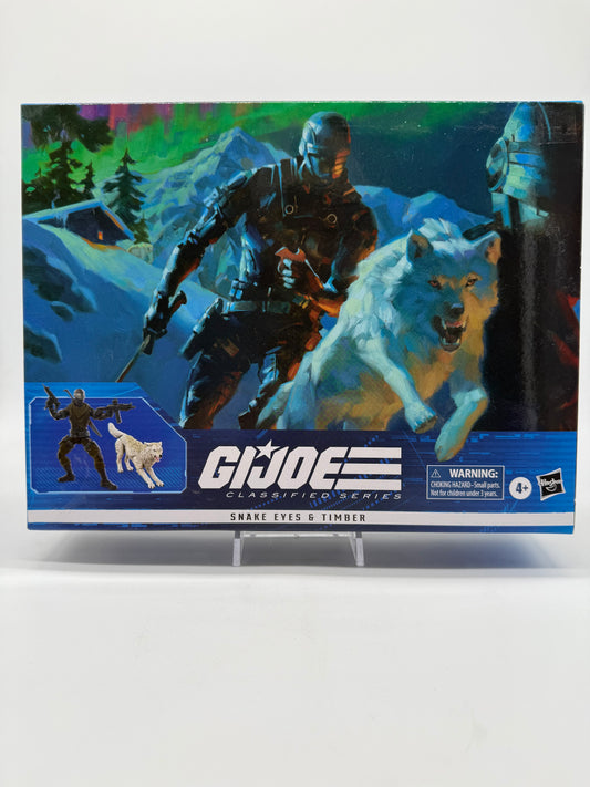 Hasbro 2022 G.I.Joe Classified Series #52 Snake Eyes & Timber