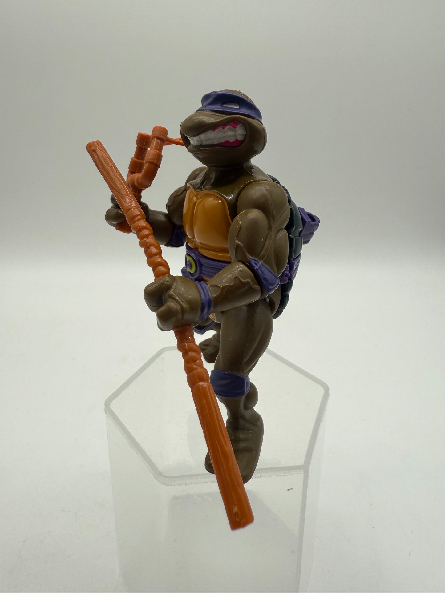 TMNT Vintage Donatello With Storage Shell 1990 Playmates