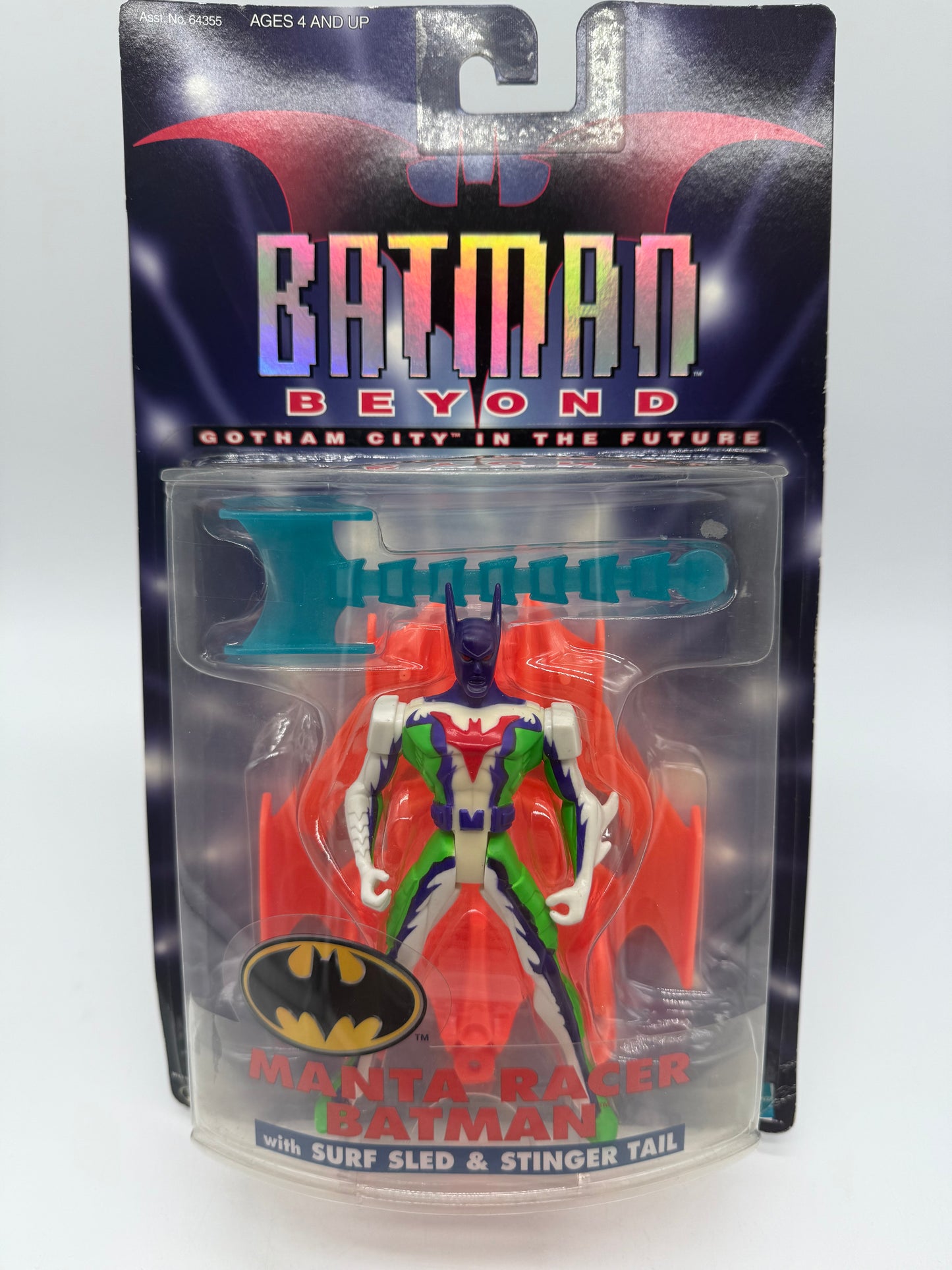 Hasbro 1999 Batman Beyond Gotham City In The Future Manta Racer Batman