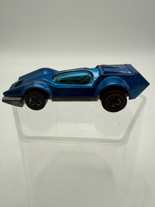 Hot Wheels Vintage 1970 Redline Bugeye Blue Mattel