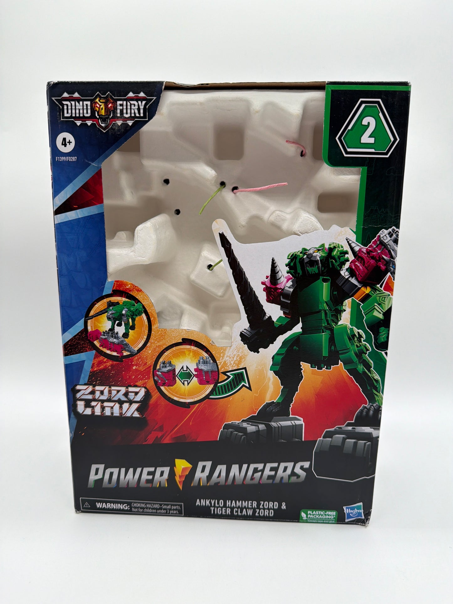 Bandai Hasbro 2002 Power Rangers Dino Fury Ryusoulger DX KishiryuOh Warrior Formation Megazord