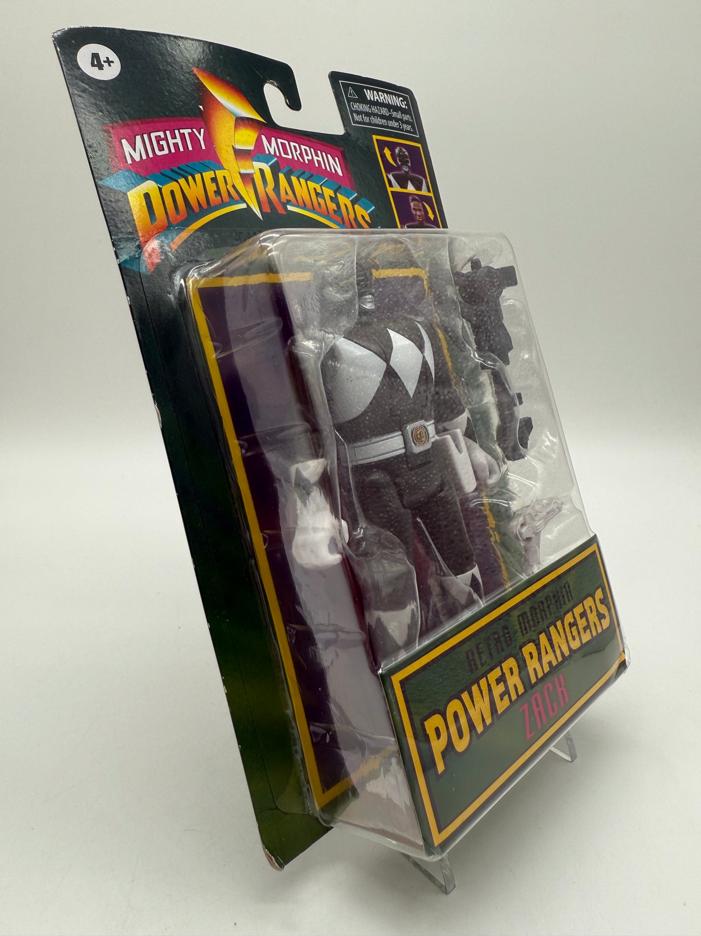 Hasbro 2020 Mighty Morphin Power Rangers Retro Morphin Power Rangers Zack Black
