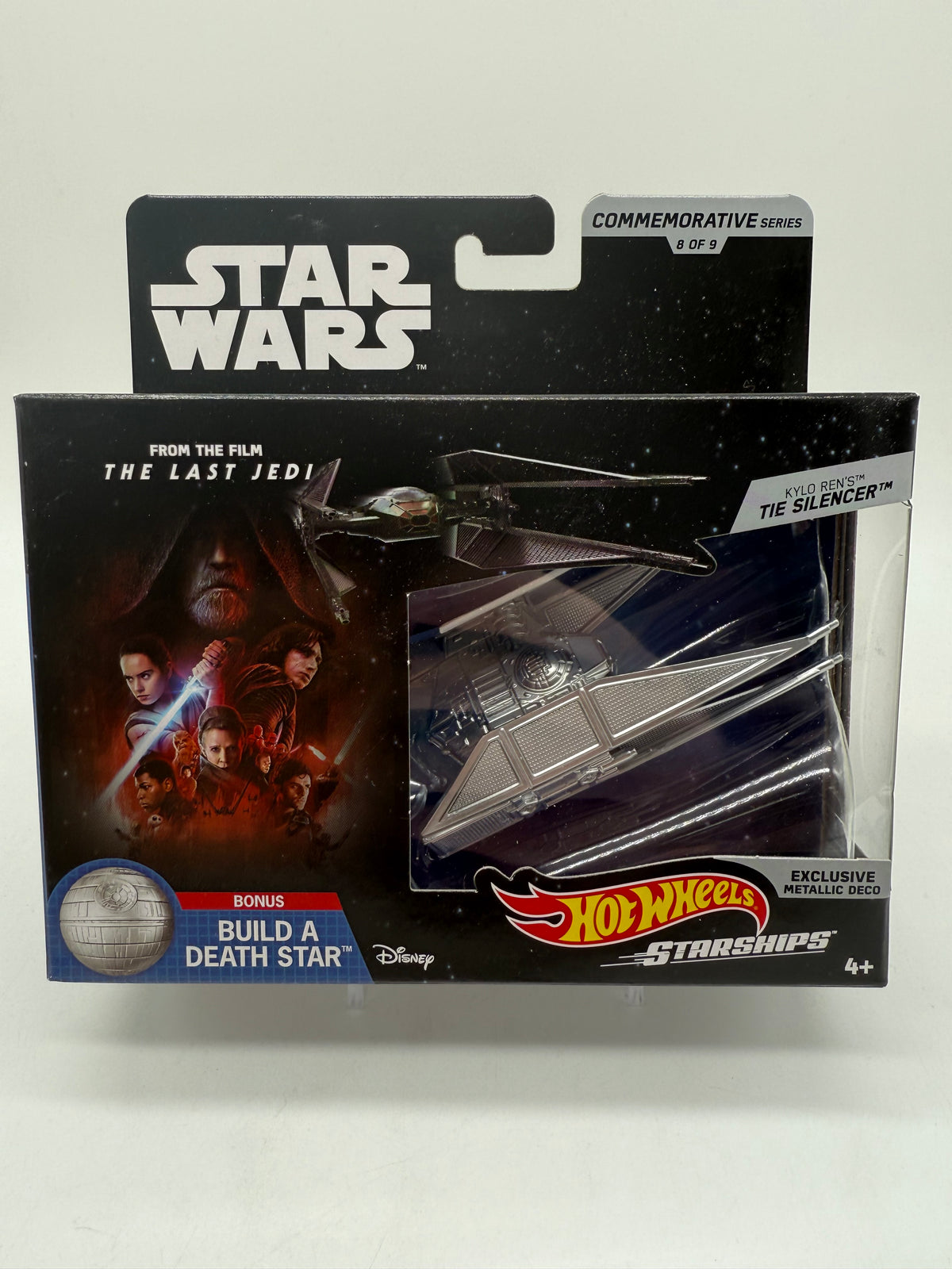 Mattel 2018 Hot Wheels Star Wars The Last Jedi Kylo Ren's Tie Silencer, photo 1 of 4