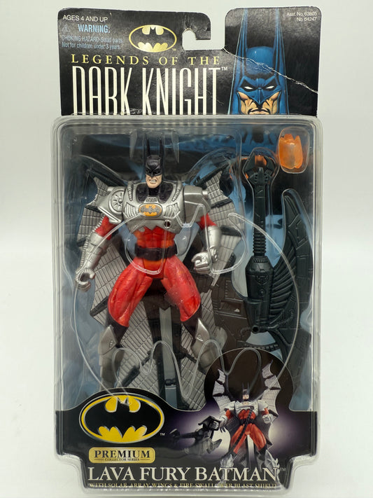 Hasbro 1998 Legends Of The Dark Knight Premium Collector Series Lava Fury Batman, photo 1 of 5