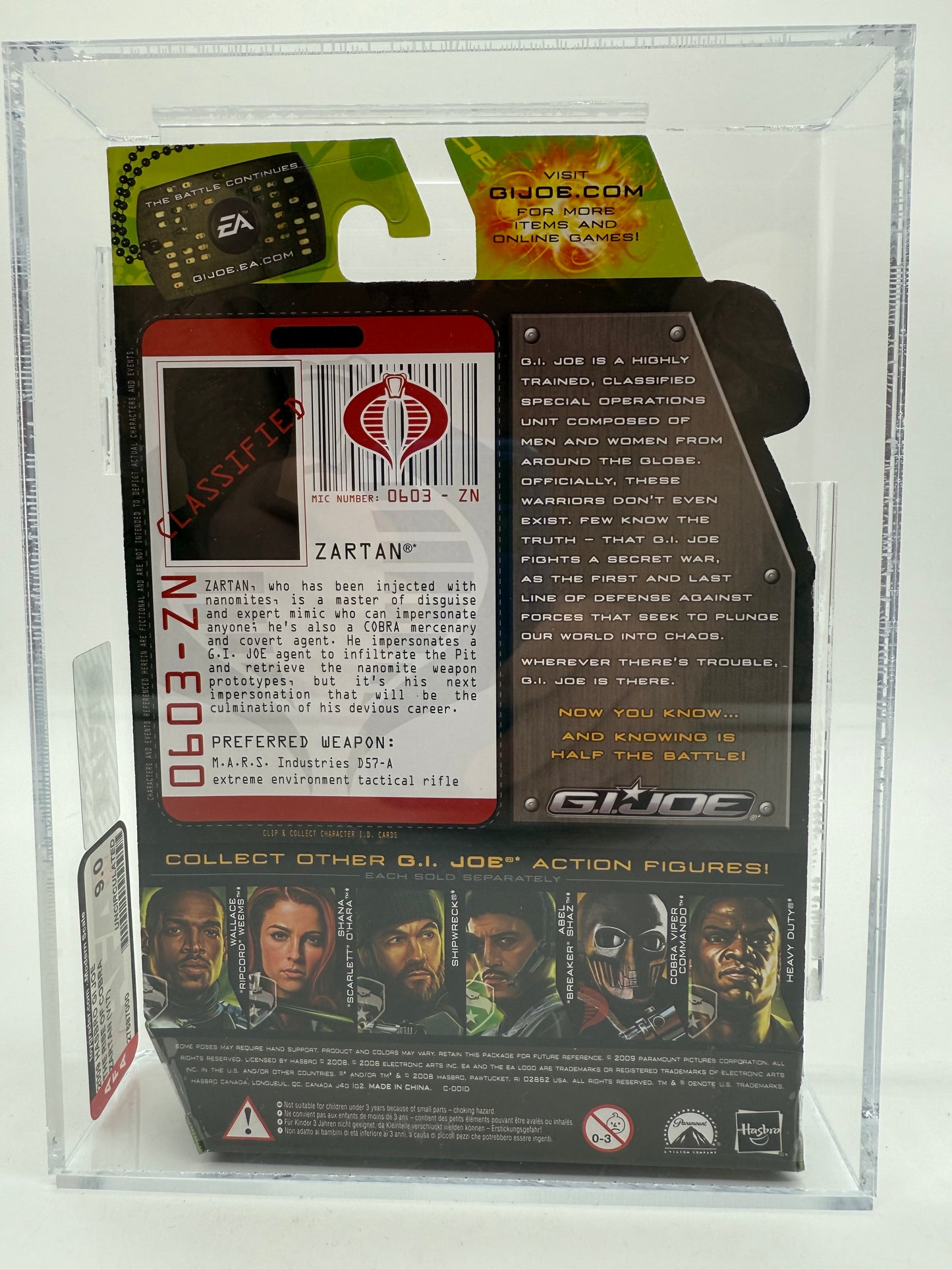 G.I. Joe Zartan 2008 Hasbro