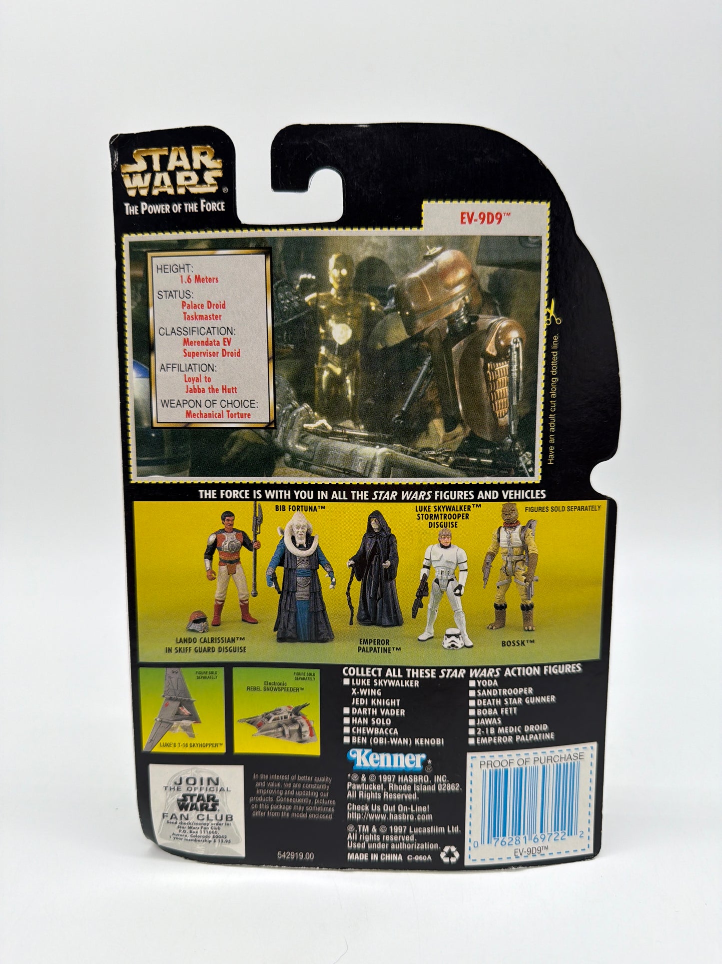 Kenner 1997 Star Wars The Power of the Force EV-9D9