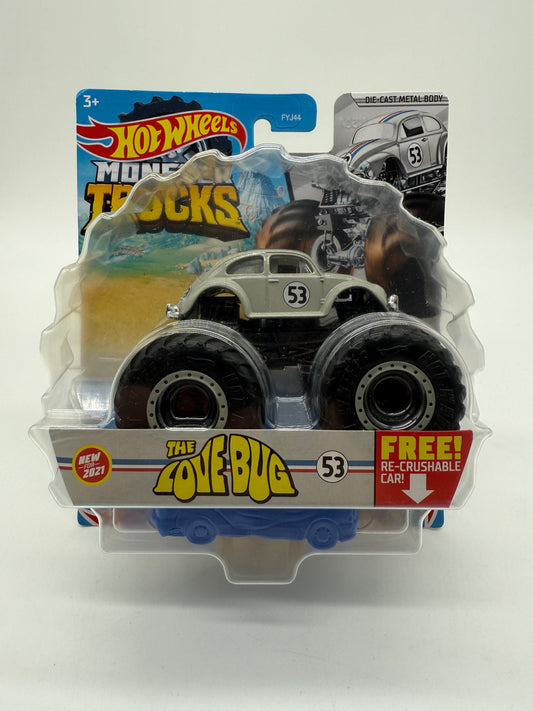 Mattel 2020 Hot Wheels Monster Trucks The Love Bug 53