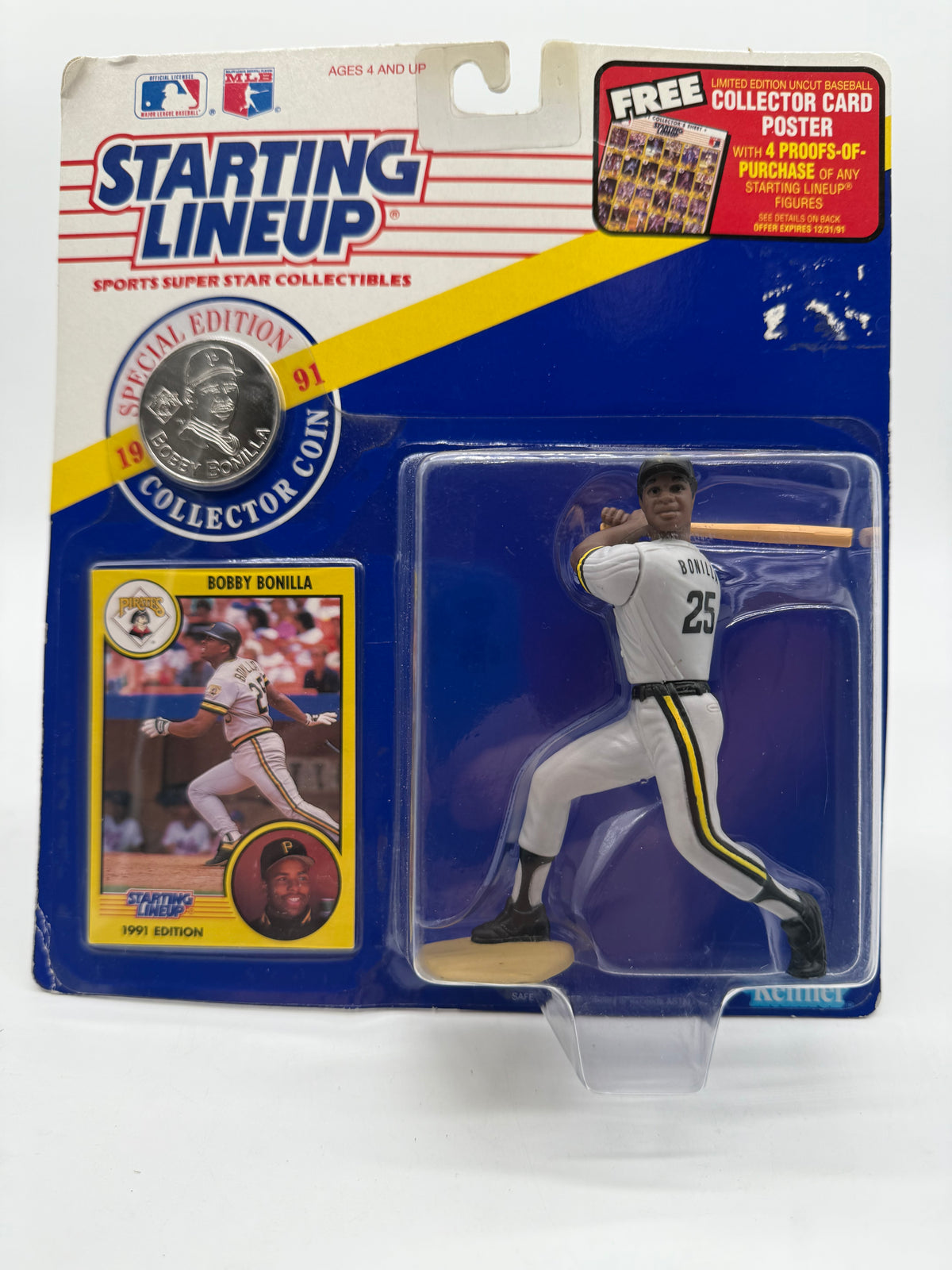 Kenner 1991 MLB Starting Lineup Bobby Bonilla, photo 1 of 2