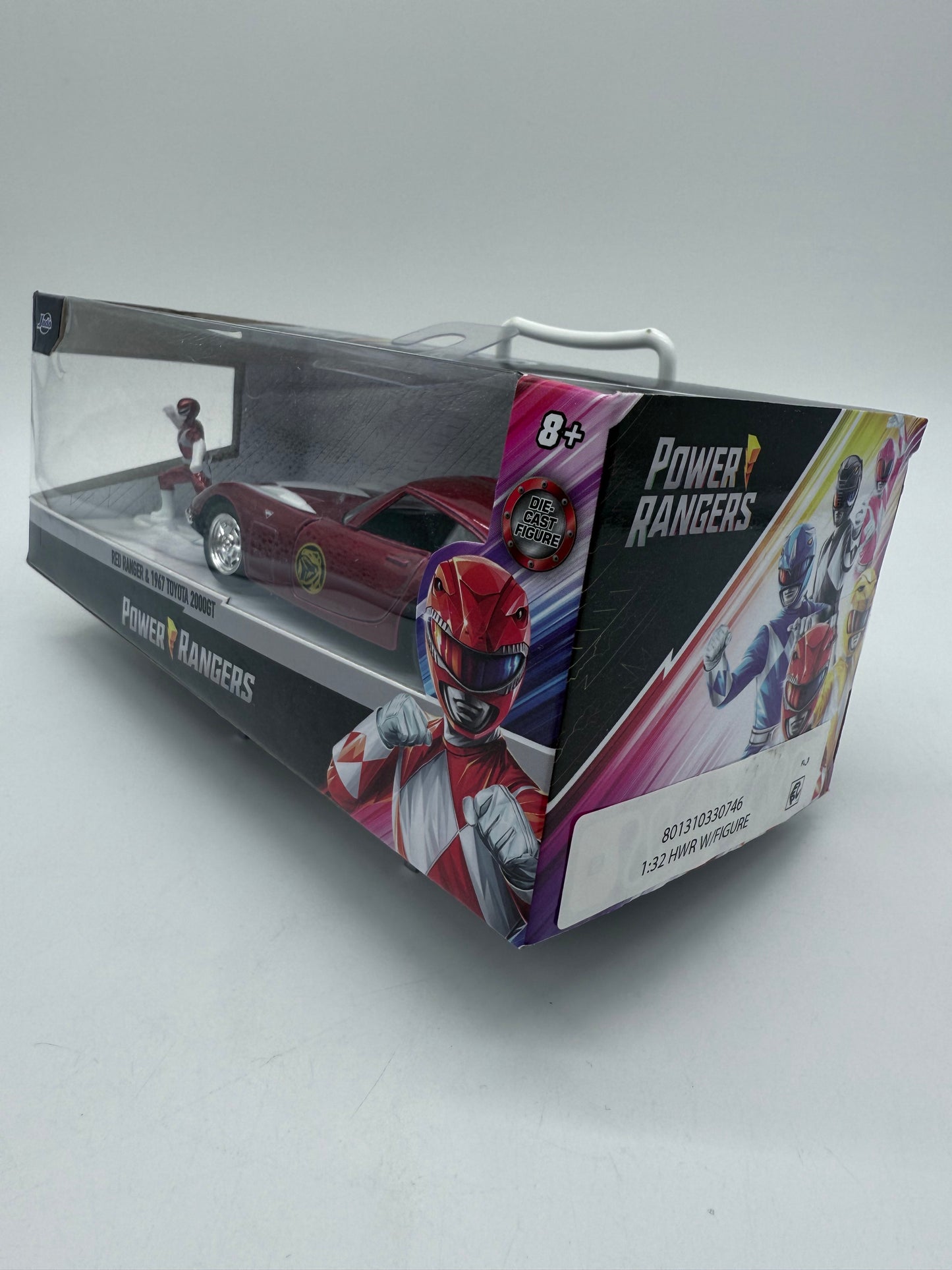 Hasbro 2022 Power Rangers Red Ranger & 1967 Toyota 2000GT