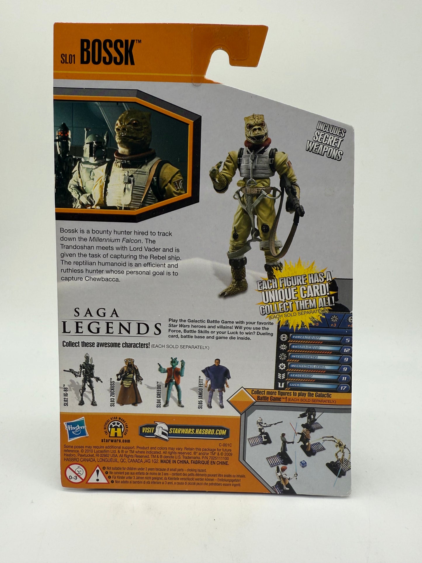 Hasbro 2010 Star Wars Sage Legends Bossk SL01
