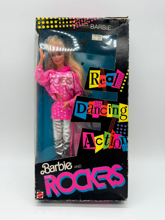 Mattel 1986 Barbie and the Rockers "Real Dancing Action" Barbie Doll #3055