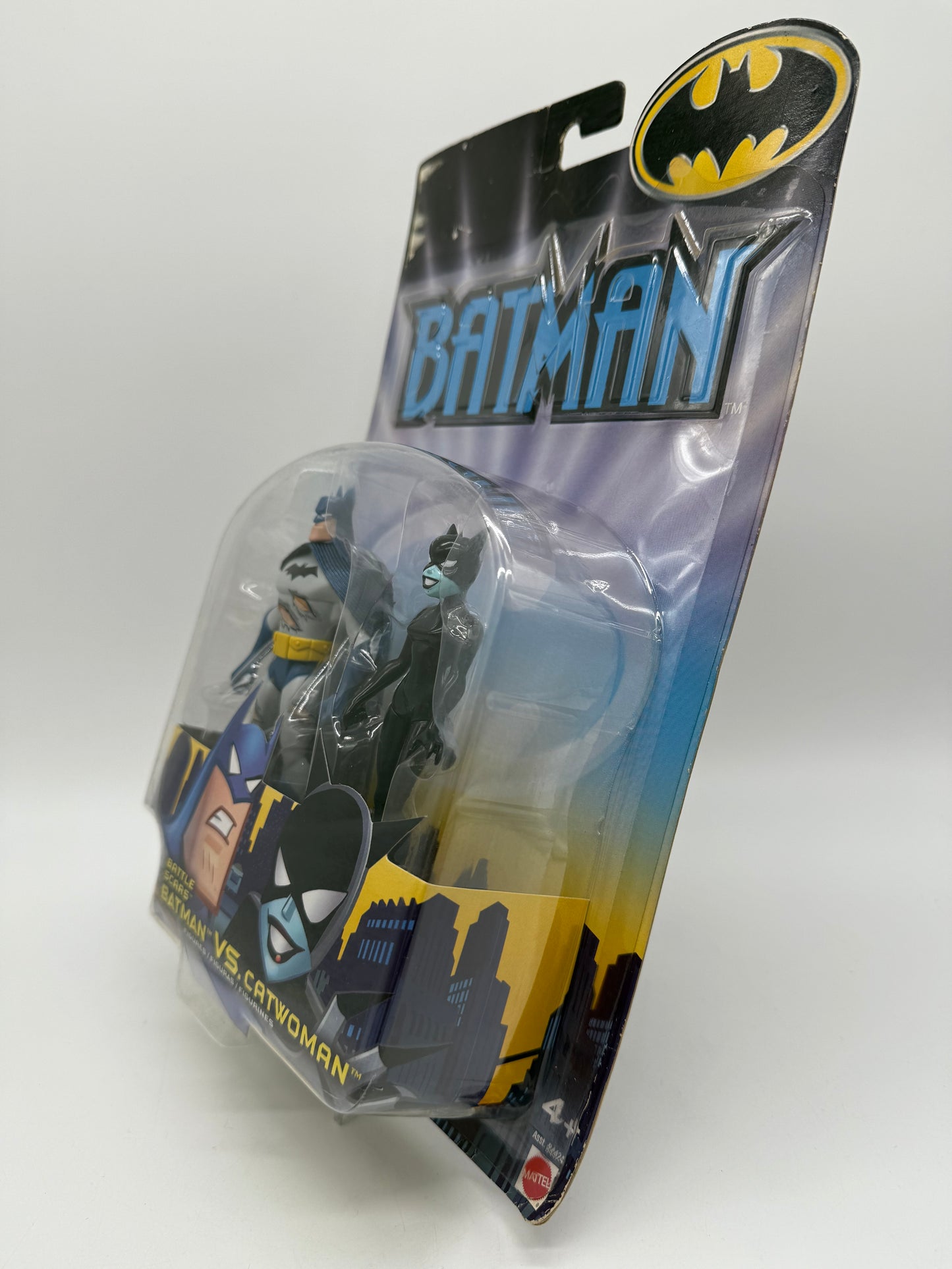 Mattel 2002 Batman Battle Scars Batman VS. Cat Woman