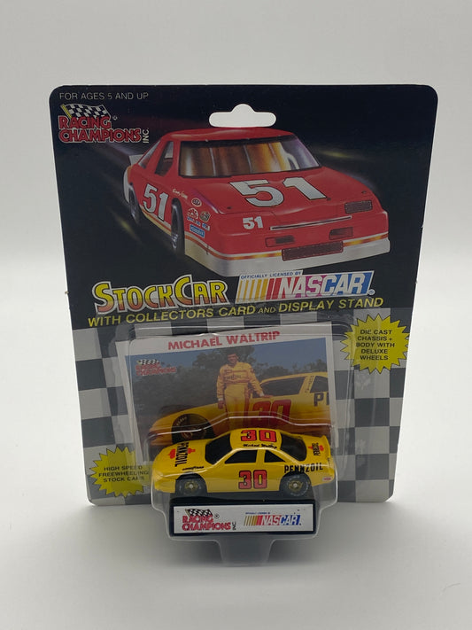 Racing Champions Nascar Stock Car 1992 Michael Waltrip #30 1:64 Die-Cast Car