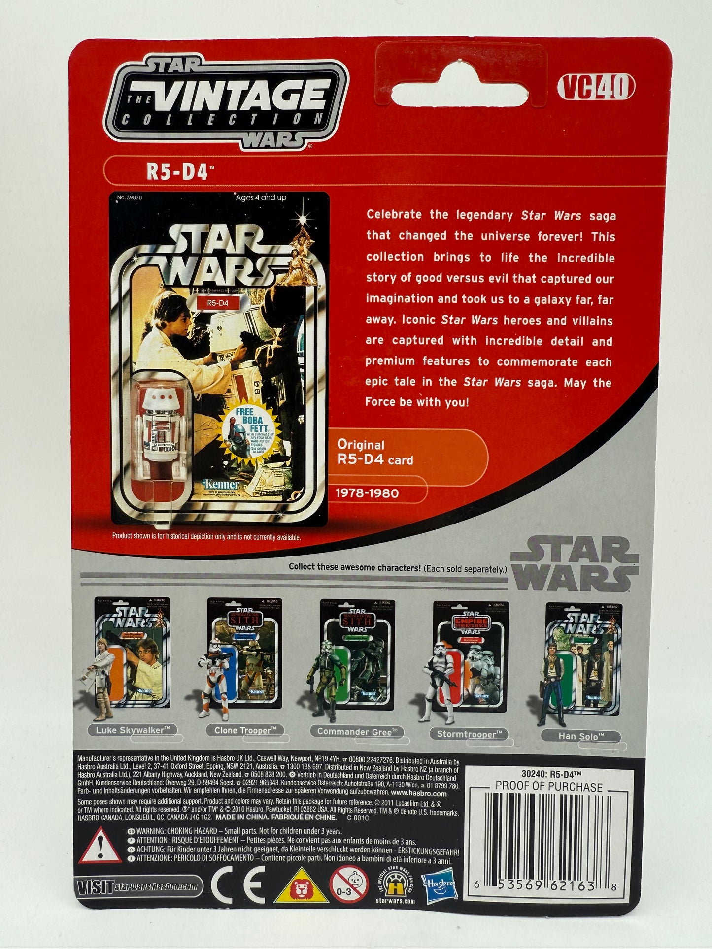 Hasbro 2010 Star Wars The Vintage Collection R5-D4