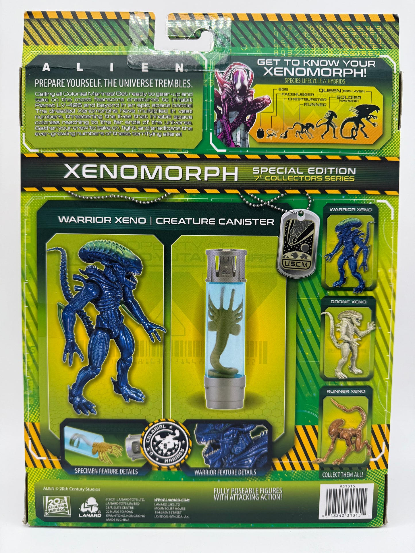 Lanard Toys 2021 Alien Collection Xenomorph Warrior Special Edition Collectors Series