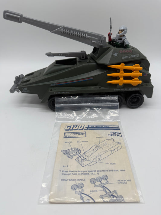 Vintage G.I. Joe Persuader with Backstop 1987 Hasbro