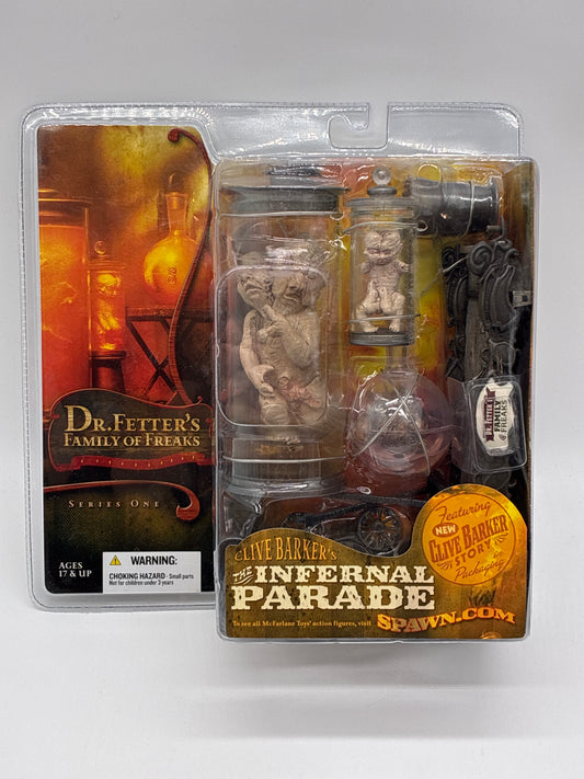 McFarlane Toys 2004 Spawn.com Clive Barker’s The Internal Parade Series 1 Dr. Fetter’s Family of Freaks