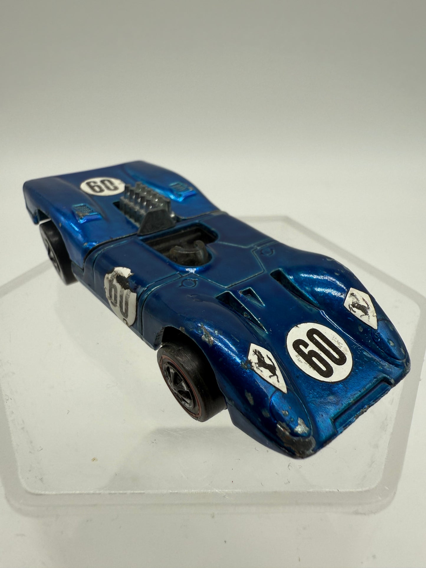 Hot Wheels Vintage Redline Ferrari 312P (Blue) 1969 Mattel