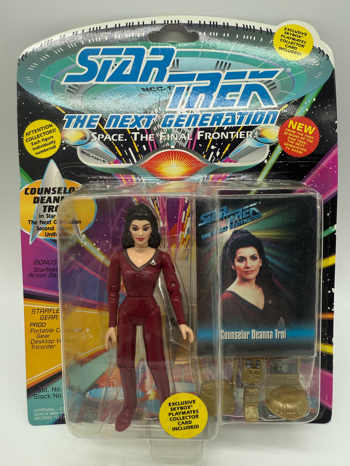 Playmates 1993 Star Trek Next Generation Conselor Deanna Troi, photo 1 of 4