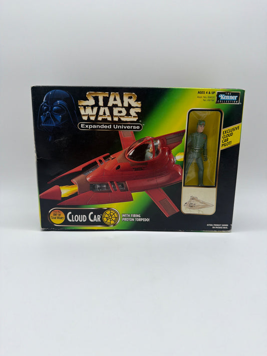 Kenner 1997 Star Wars Expanded Universe Cloud Car With Exclusive Cloud Car Pilot