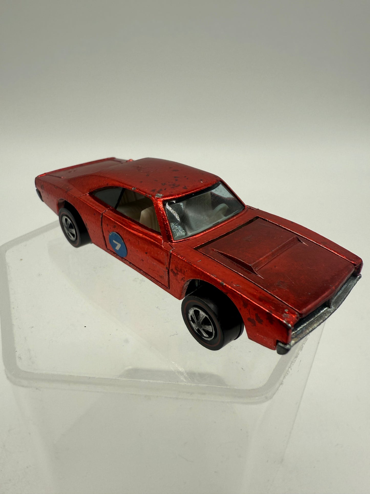 Hot Wheel Vintage Reline Custom Dodge Charger (Red) 1968 Mattel
