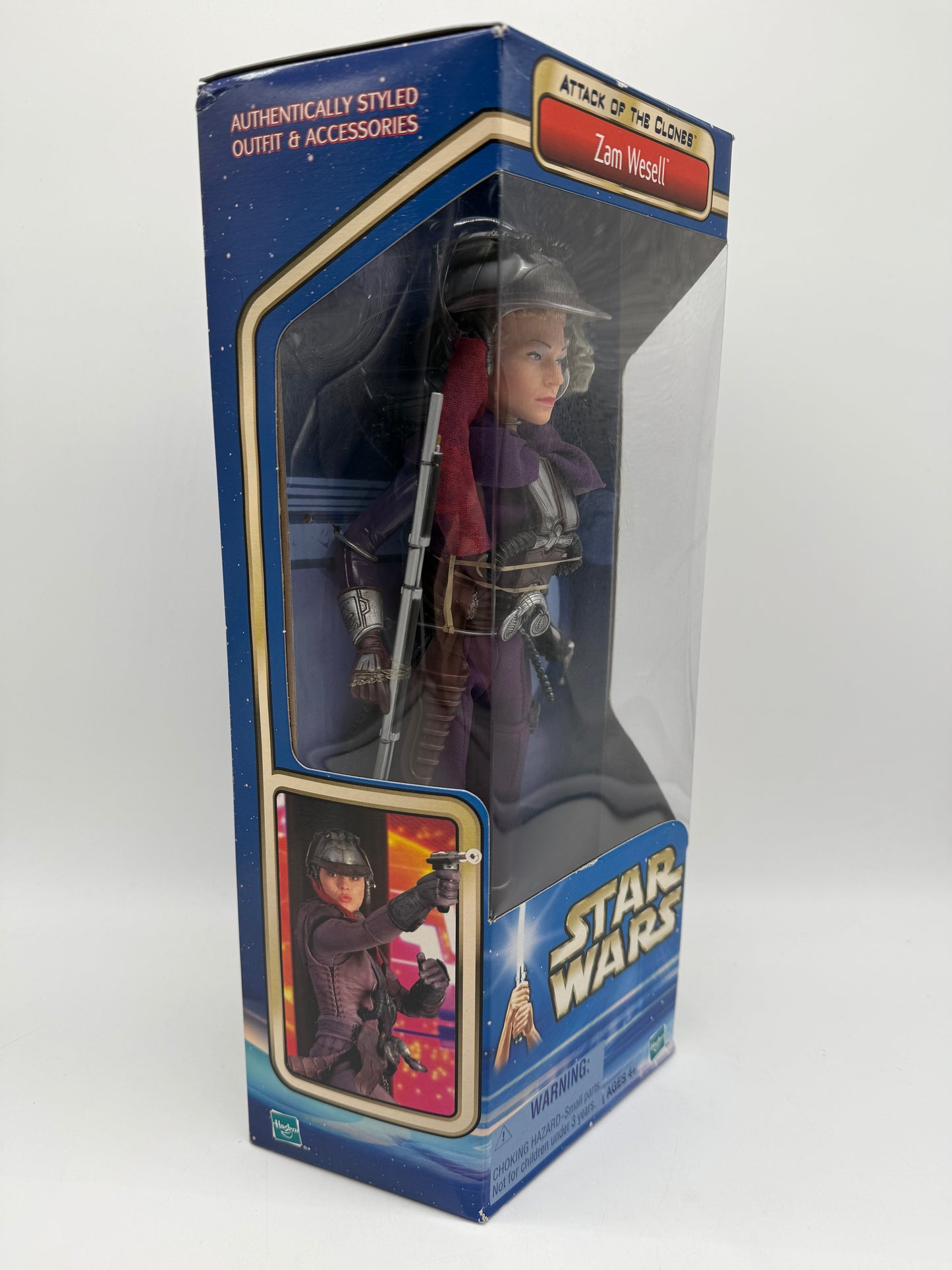 Hasbro 2002 Star Wars Attack of The Clones Zam Wesell