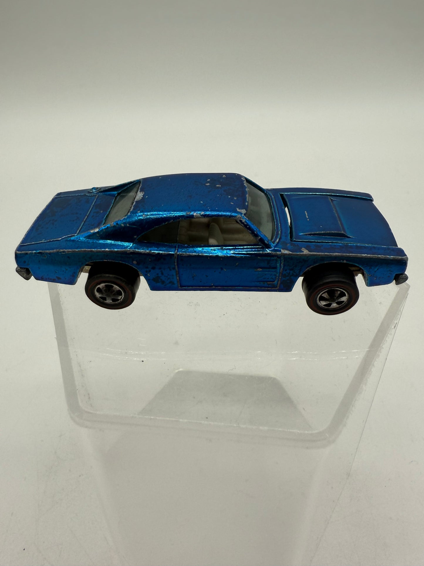 Hot Wheel Vintage Redline Custom Dodge Charger (Blue) 1968 Mattel