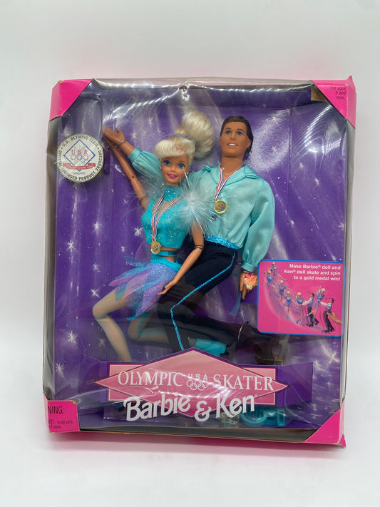 Barbie 1997 Olympic USA Skater Barbie & Ken