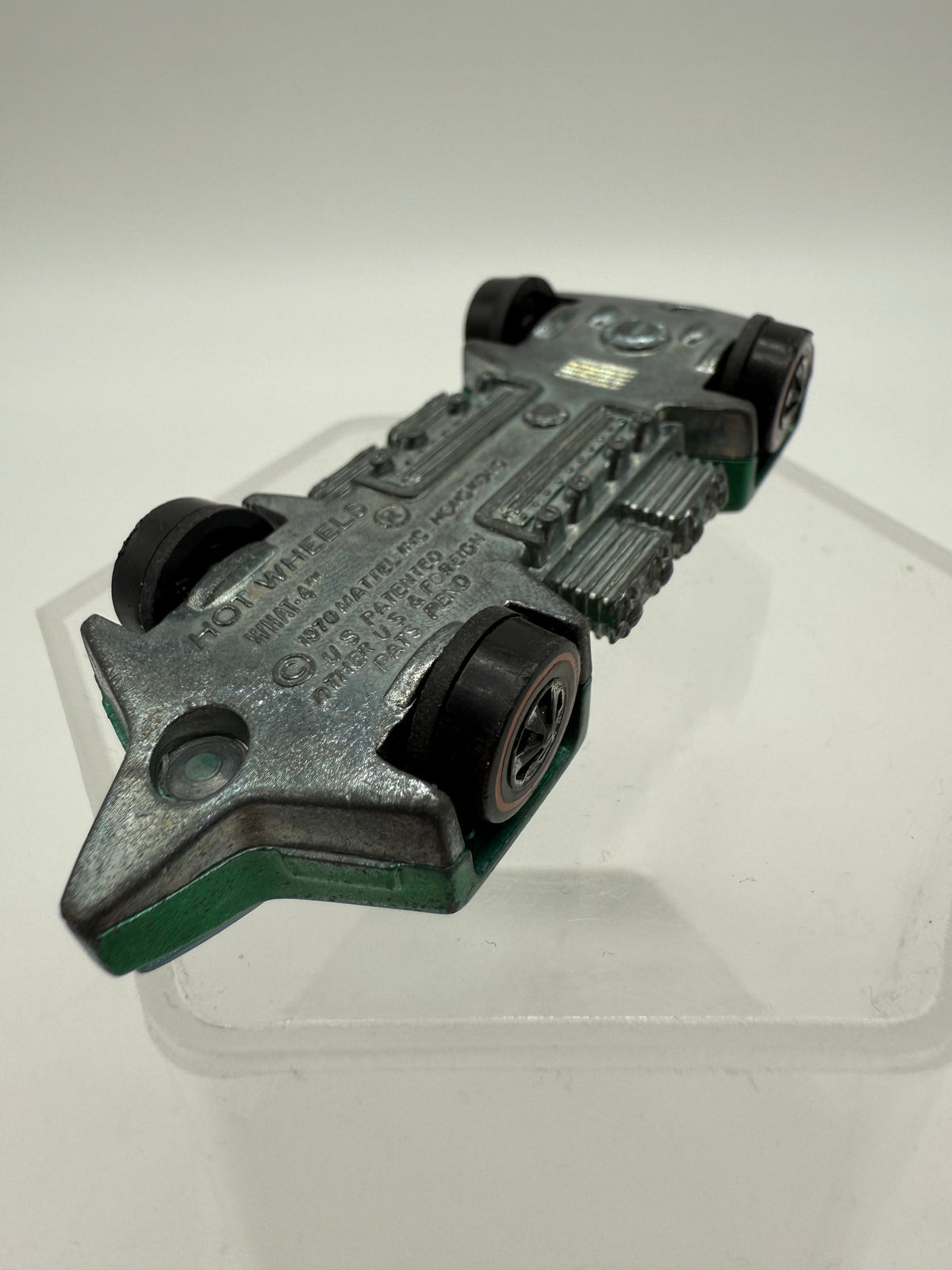 Hot Wheels Vintage 1970 Redline What-4 Spectralflame Green Mattel, photo 11 of 17
