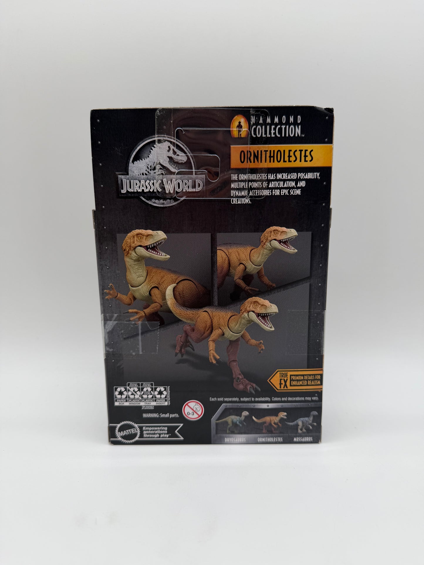 Mattel 2025 True FX Jurassic World Hammond Collection Ornitholestes