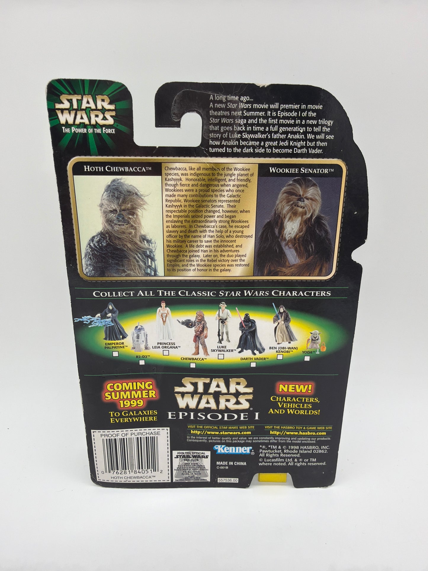 Kenner 1998 Star Wars The Power of the Force Hoth Chewbacca