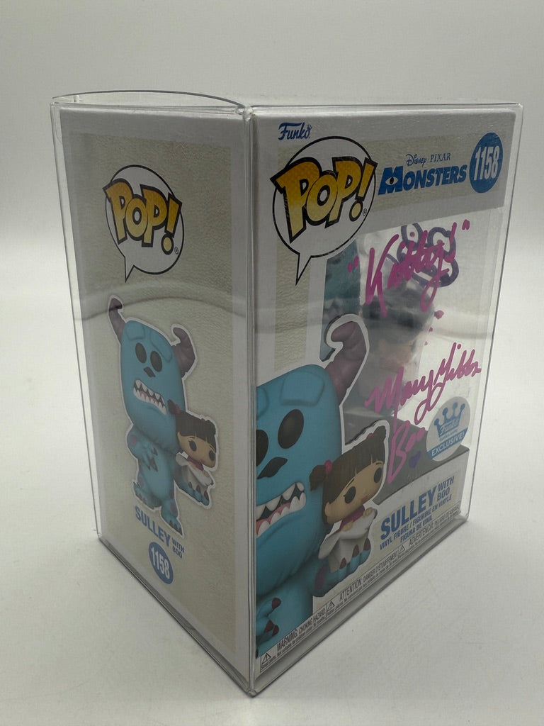 Funko Pop Monsters Inc Sully with Boo (Signed By Mary Gibbs)