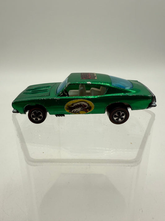 Hot Wheels Vintage 1967 Redline Custom Barracuda (Green) Mattel