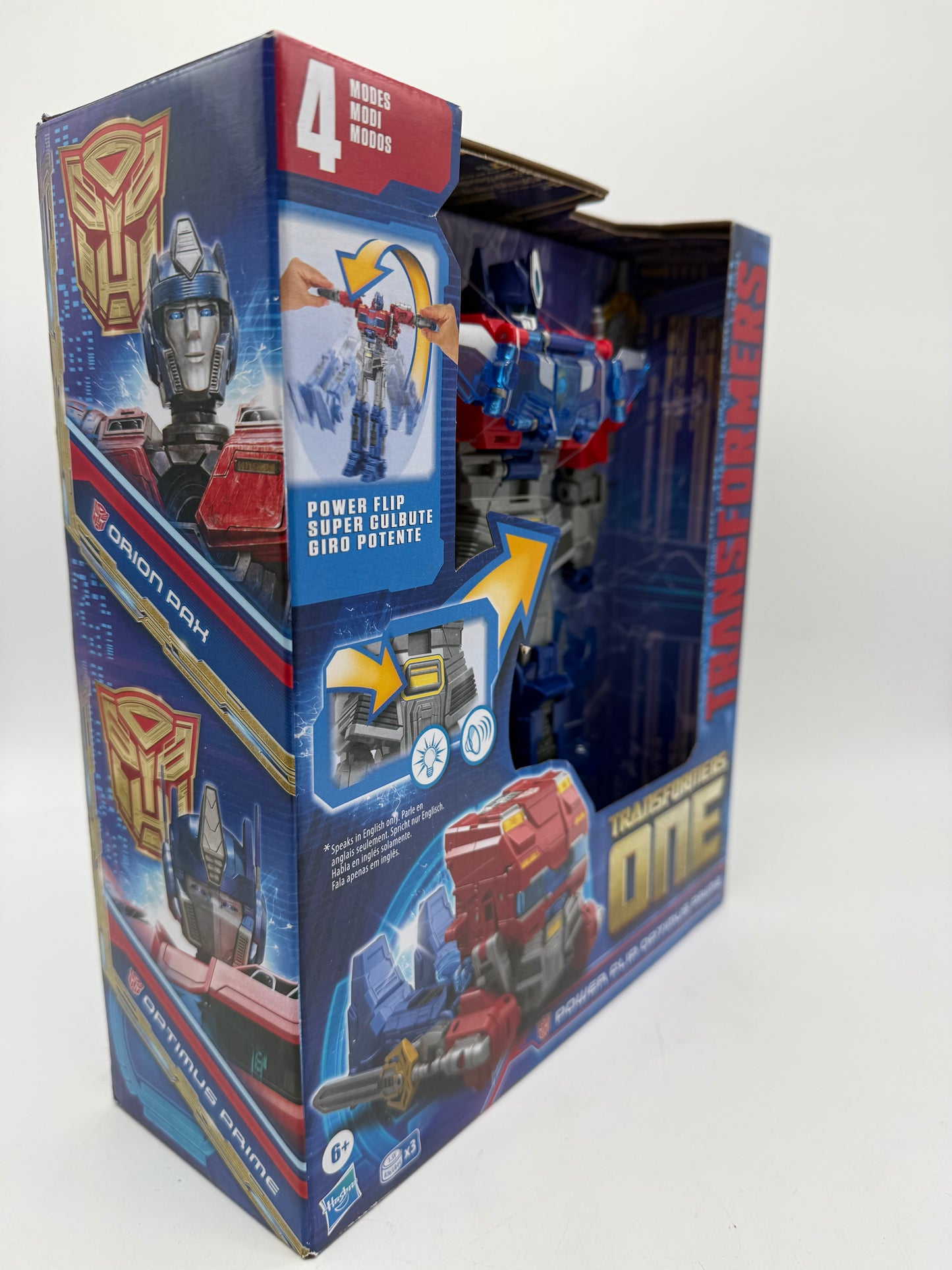 Transformers Power Flip Optimus Prime 2024 Hasbro