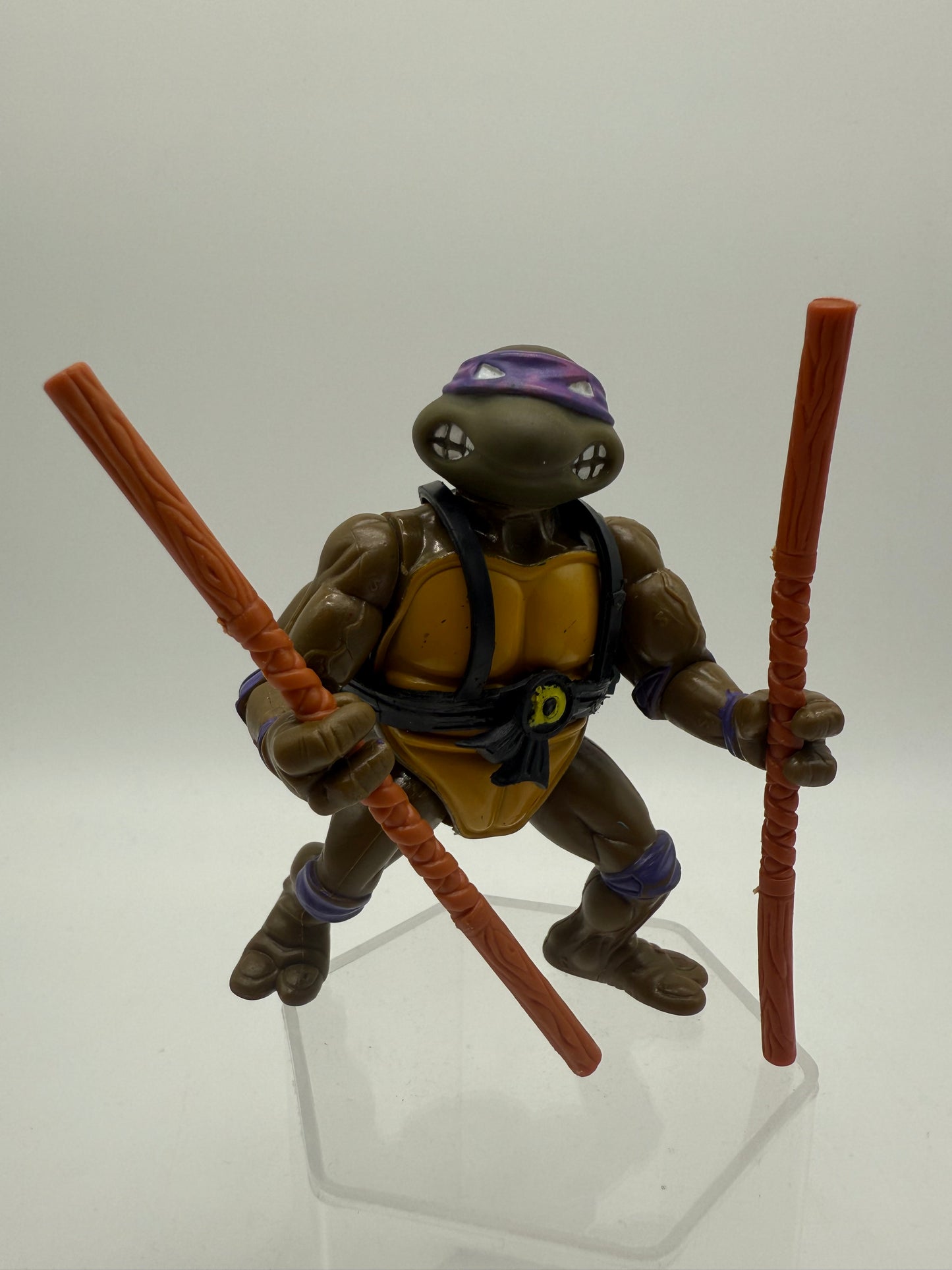 TMNT Vintage Donatello (Soft Head With Rack) 1988 Playmates