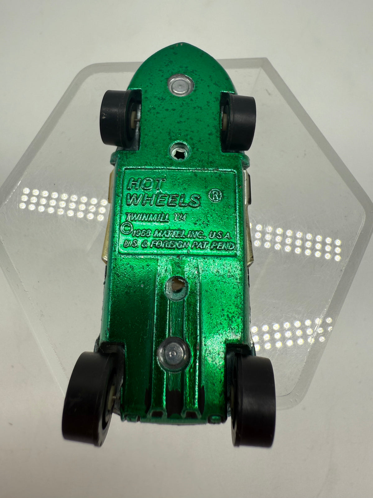 Mattel 1969 Hot Wheels Vintage Redline Twinmill Aqua Green, photo 9 of 9