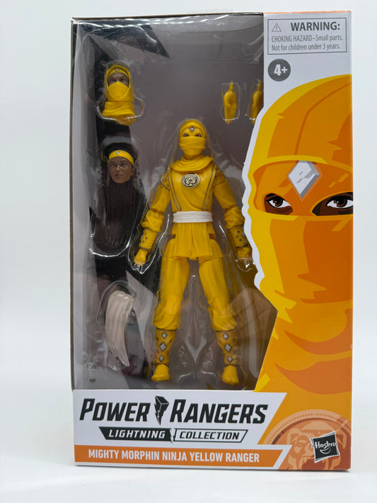 Power Rangers Lightning Mighty Morphin Ninja Yellow Ranger 2021 Hasbro