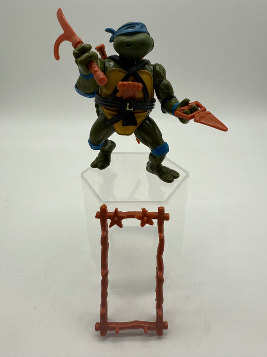 TMNT Vintage Leonardo (Soft Head With Rack) 1988 Playmates
