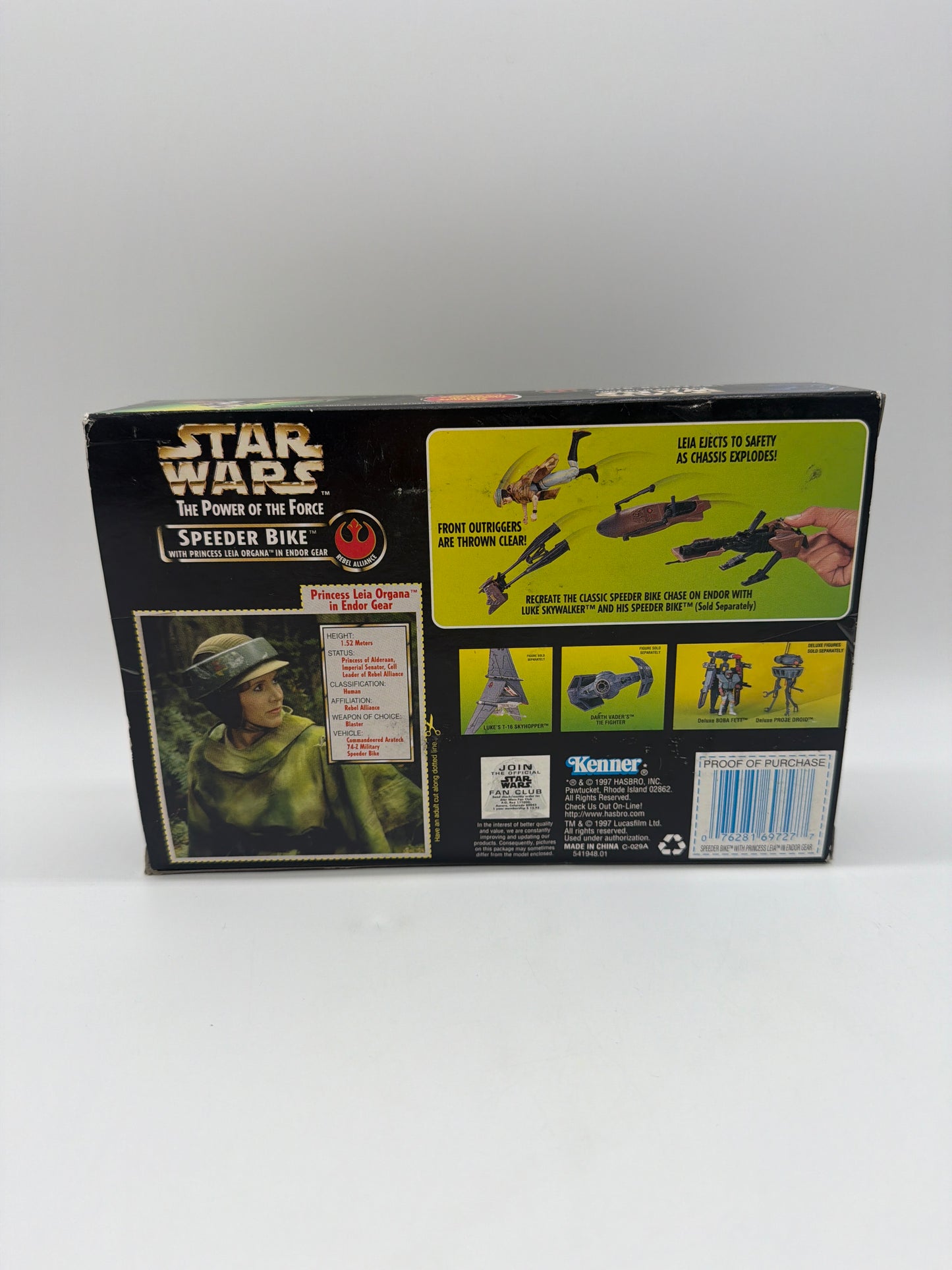 Kenner 1997 Star Wars The Power of the Force Speeder Bike