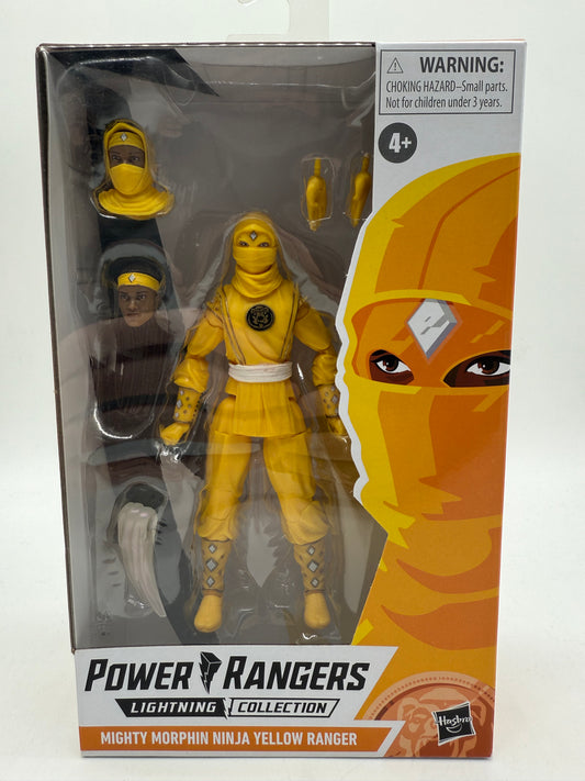 Power Rangers Lightning Mighty Morphin Ninja Yellow Ranger 2021 Hasbro