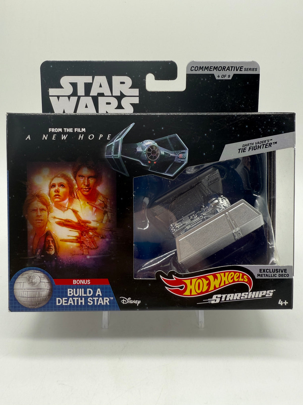 Mattel 2018 Hot Wheels Star Wars A New Hope Darth Vader's Tie Fighter, photo 1 of 4
