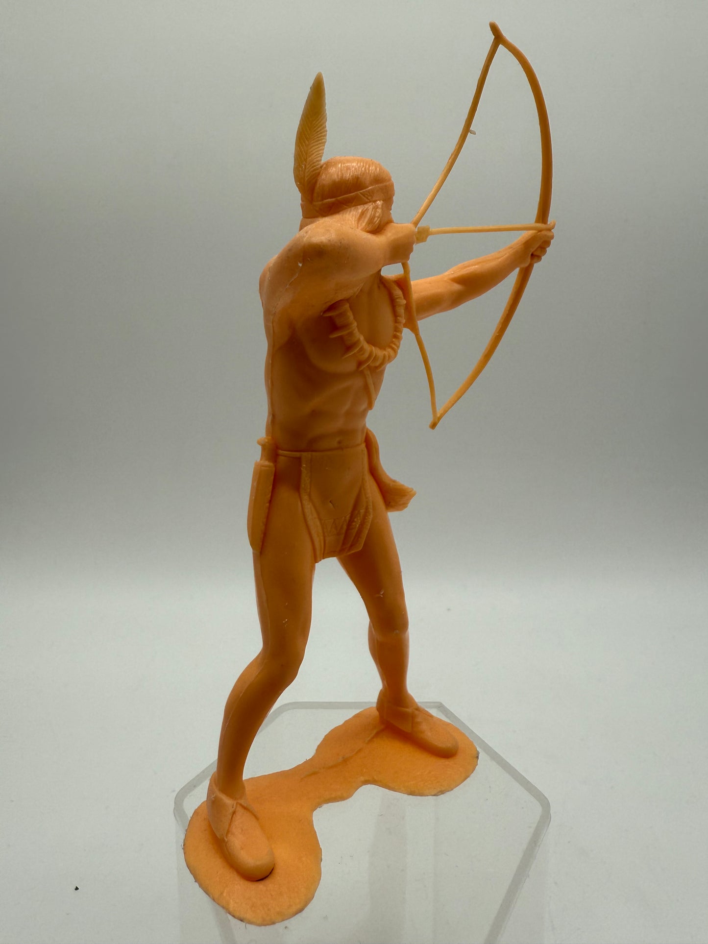 Vintage Plastic Native American Archer 1960s Louis Marx