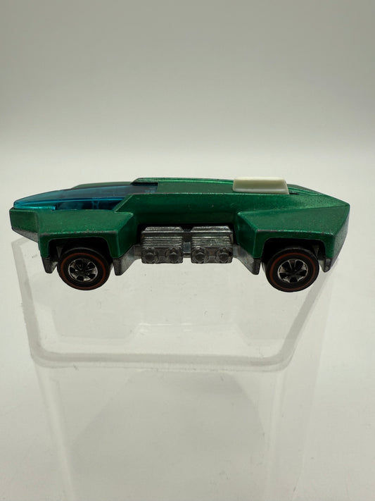 Hot Wheels Vintage 1970 Redline What-4 Spectralflame Green Mattel