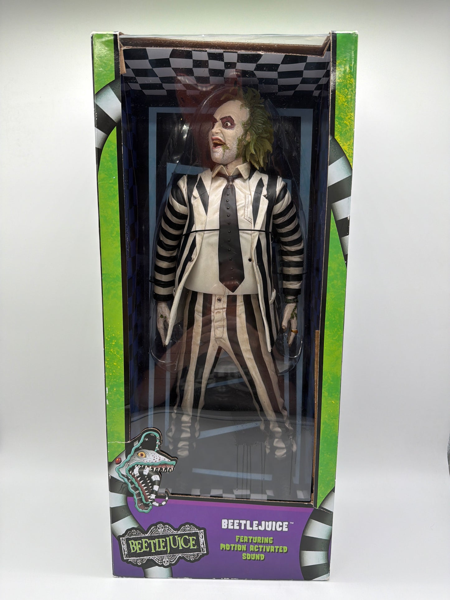 NECA 18 inch Beetlejuice Motion Activated Sound