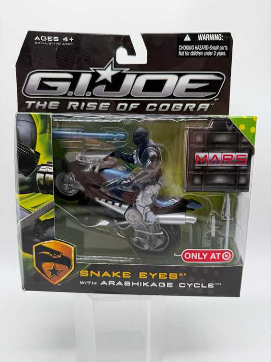 G.I. Joe Snake eyes with Arashikage Cycle 2009 Hasbro