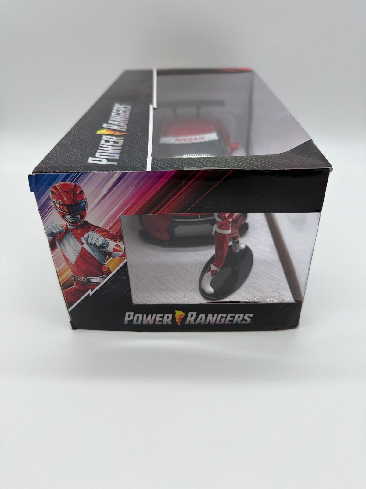 Jada Toys Hollywood Rides Power Rangers Red Ranger & 2009 Nissan GT-R (R35)