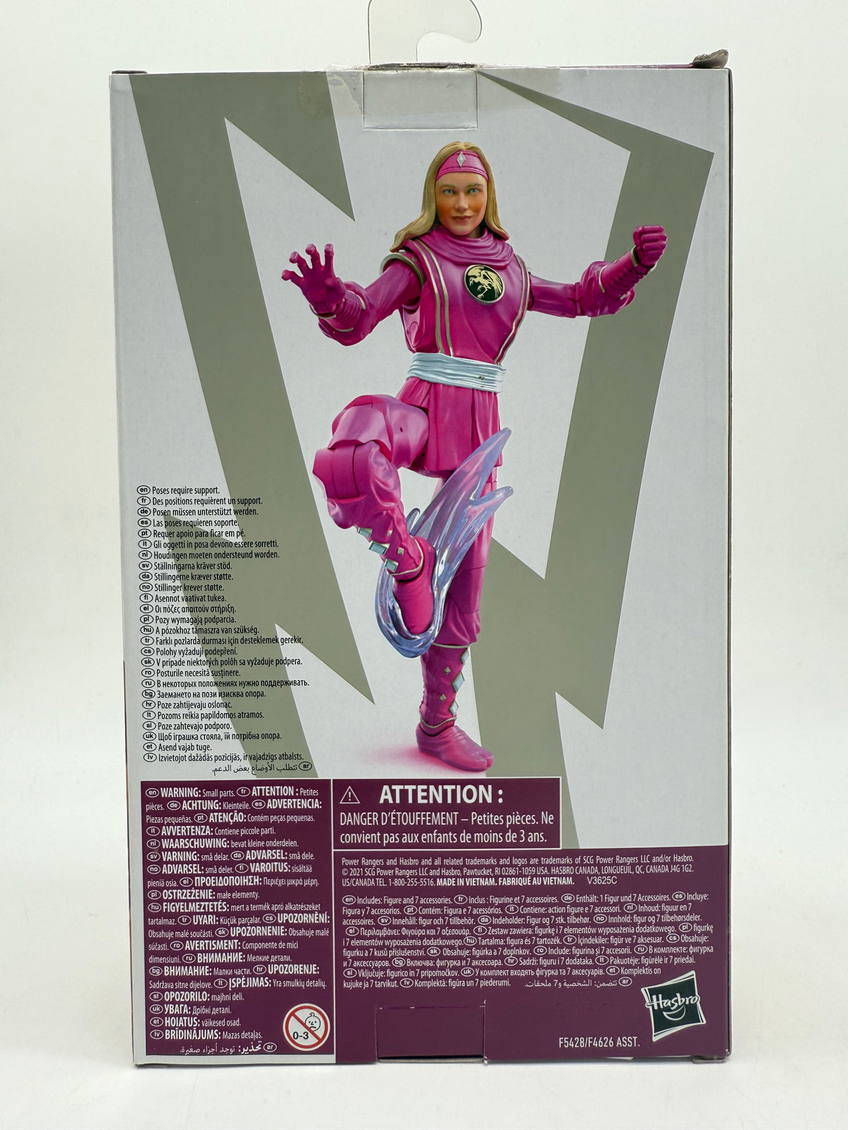 Power Ranger Lightning Mighty Morphin Ninja Pink Ranger 2021 Hasbro, photo 4 of 4