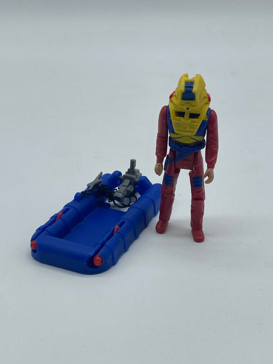 Kenner 1986 M.A.S.K. Matt Trakker with Mask Coastal Patrol with Raft
